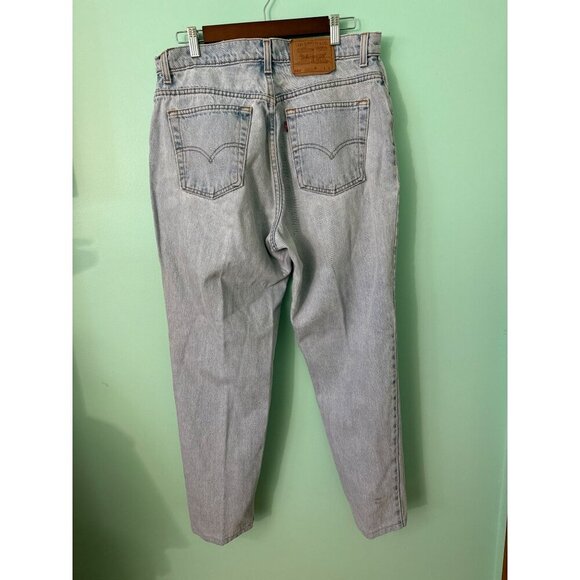 Levis 550 Relaxed Fit Tapered Leg Light Wash Denim Jeans 16 Regular L Women - Picture 3 of 8